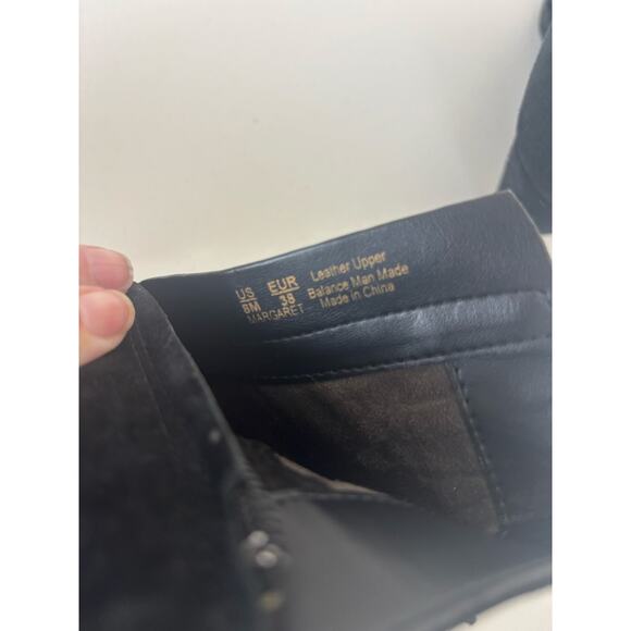 Sam Edelman Black Suede Leather Margaret Ankle Booties Size 8 - Picture 10 of 10